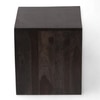 Noah Sheesham Wood Corner Table in Mahogany Finish