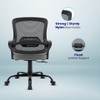 Elva Mid Back Mesh Office Chair in Grey Colour