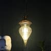 Antique Gold Iron Hanging Light In Antique Gold Colour