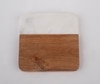 Terra Blend Natural Stoneware Coaster Set