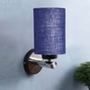 Devansh Metal Electric Wall Light in Blue Colour with Blue Shade Count of 1 Light