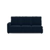 Apollo Compact Sofa (Colour : Sea Port Blue Velvet, Cushion : Soft, Back Type : High Back, Seating Capacity : Right Aligned 3 Seater + Right Aligned Chaise)