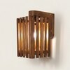 Elegant Brown Solid Wood Wall Lights