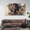 The Castle Decor Leafy Lady Modern Art Wall Art Set of 5 27x48 Inch