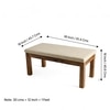 Maati Sheesham Wood Accent 2 Seater Bench In Jute Beige