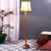 Devansh Wooden Foor Lamp