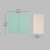 2 Door Mirror Glossy Triple Layered Uv Resistant Handless Cabinet In Mint Finish