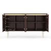 Keoni Solid Wood Sideboard in Claret Mahogany Finish