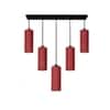 Devansh Solid Wood Electric Wall Light in Brown Colour with Black Shade Count of 1 Light