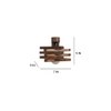 Star Brown Solid Wood Wall Lights
