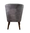 Rowan Solid Wood Accent Chair in Brown Colour