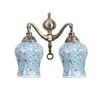 Devansh Metal Electric Wall Light in Multi Colour with Multi Shade Count of 2 Lights