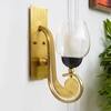 Richmond Brass and Glass Wall Light