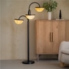 Crater Handcrafted  Arc Floor Lamp