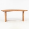 Cobain Solid Wood Coffee Table In Dark Walnut Finish