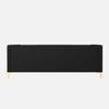 Tuxedo Fabric Sofa (Black)