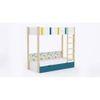 Pine Tree Bunk Bed with Drawer Storage