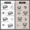 Cache Rectangle Wire Basket Black