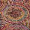 Imperial Knots Jute Chindi Hand Woven Dhurrie 4x6 Feet