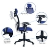 Jeaorda High Back Ergonomic Chair in Blue Colour