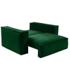Skult  Pull Out Sofa cum Bed  in Green Colour