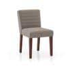 Ludo Upholstered Dining Chair In Shitake Beige Fabric