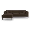 Lewis Sectional Sofa (Colour : Mocha, Cushion : Soft, Seater : Left Aligned 3 Seater + Left Aligned Chaise)