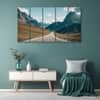 The Castle Decor Nature Wall Painting Wooden Framed 27x48 Inch (Style 1)