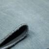 Delmonico Polo Blue Solid Woven Wool 5X3 Feet Carpet