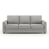 Apollo Compact Sofa Set (Colour : Vapour Grey, Cushion : Hard, Back Type : Regular, Seater : 3+2+1)