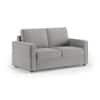Apollo Compact 2 Seater Fabric Sofa in Vapour Grey Colour