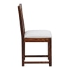 Aura 4 Seater Dining Set with Cushioned Chairs in Ice Blue Colour