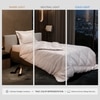 Stoa Paris Comforter for Single Bed, 300TC Satin Comforters in Blushing Pink
