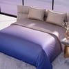 Stoa Paris Comforter for King Size Bed, 300 TC Ultra Satin Fabric  Grey Black