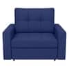 Barato  Pull Out Sofa cum Bed  in Navy Blue Colour