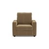 Apollo Compact Sofa (Colour : Fawn Velvet, Cushion : Hard, Back Type : High Back, Seater : 2+1+1)