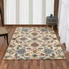 Presto Cream Traditional Hand Tufted Wool Carpet 6X9 Feet
