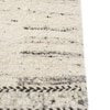 Jaipur Rugs Soft Moroccan Tribal Wool Dhurrie Rug White 7x9 ft