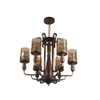 Eliante 6-Light Chandelier, Mild Steel Modern Ceiling Fixture For Living Room And Dining Room