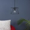 Nordic Black Vintage Metal Single Hanging Light