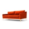 Velore Fabric Sofa (Orange)