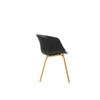 Kepler Brooks Modena Cafeteria Dining Chair in Black Colour