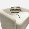 Elegantensemble Wood 2 Seater With Upholstery Non Storage Sofa In White Colour