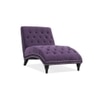 Pion Velvet Chaise Launger in Purple Colour