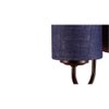 Sharman Blue Natural Fiber Wall Light