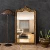 Nefeli carved wooden antique mirror