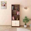 Seonn Engineered Wood Bookshelf in Maple & Beige