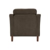Menta Boucle Fabric Lounge Chair in Brown Colour