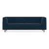 Rubik Premium 3 Seater Fabric Sofa in Indigo Blue Colour