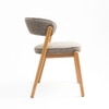 Harbor Solid Wood Dining Chair in Khaki Colour